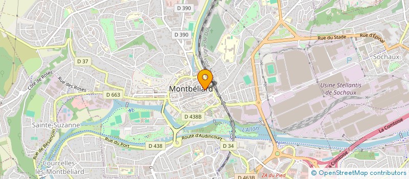 localisation de l'entreprise MONSIEUR FRANCIS MOUGIN à MONTBELIARD
