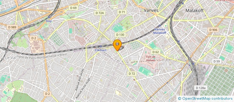 localisation de l'entreprise MONSIEUR FRANCIS MOUNETOU à MALAKOFF