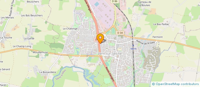 localisation de l'entreprise MONSIEUR FRANCIS MOURA à VERN-SUR-SEICHE
