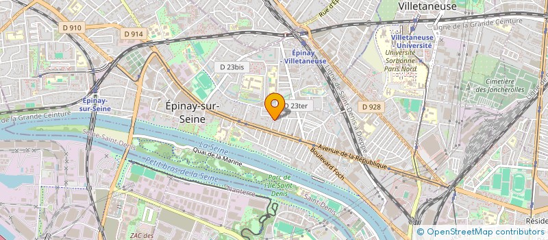 localisation de l'entreprise MONSIEUR FRANCIS MOYA à EPINAY-SUR-SEINE