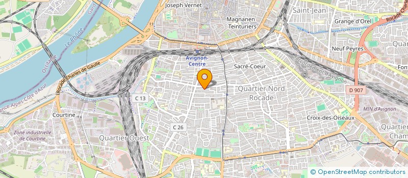 localisation de l'entreprise MONSIEUR FRANCIS MUHR  AVIGNON