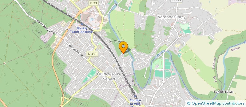 localisation de l'entreprise MONSIEUR FRANCIS MULLER  QUINCY-SOUS-SENART