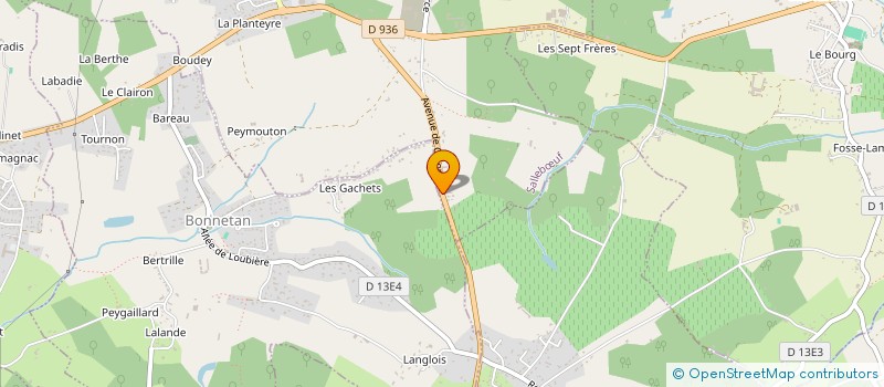 localisation de l'entreprise MONSIEUR FRANCIS MURATET  SALLEBUF