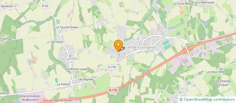 localisation de l'entreprise MONSIEUR FRANCIS NACHBAR  VILDE-GUINGALAN