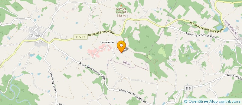 localisation de l'entreprise MONSIEUR FRANCIS NAUD  EXCIDEUIL