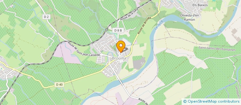 localisation de l'entreprise MONSIEUR FRANCIS NEGRE  BROUILLA