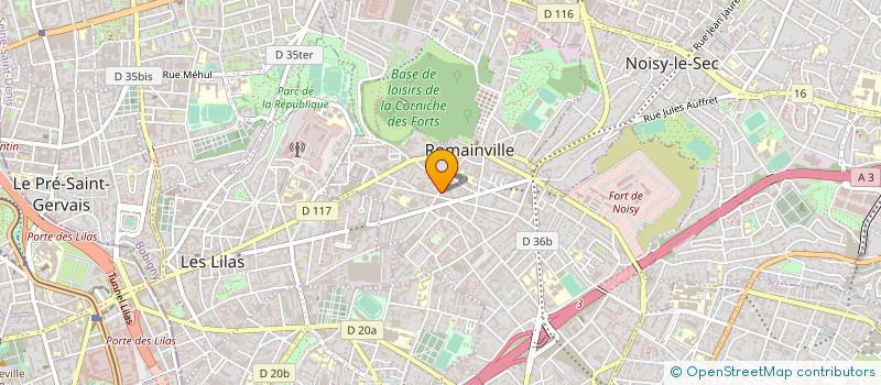 localisation de l'entreprise MONSIEUR FRANCIS NEHLICH à ROMAINVILLE