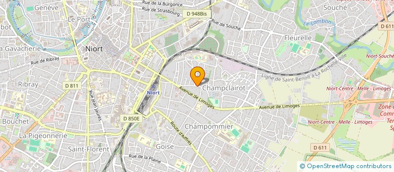 localisation de l'entreprise MONSIEUR FRANCIS NIEF à NIORT