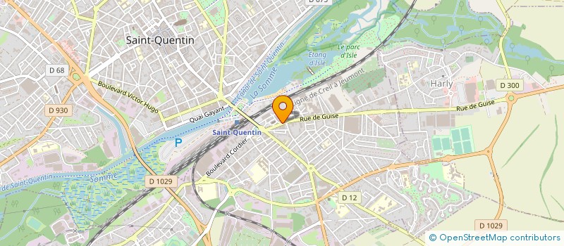 localisation de l'entreprise MONSIEUR FRANCIS OBLET à SAINT-QUENTIN