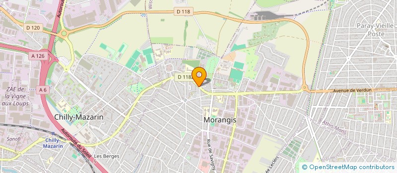 localisation de l'entreprise MONSIEUR FRANCIS OKO ASSILA à MORANGIS