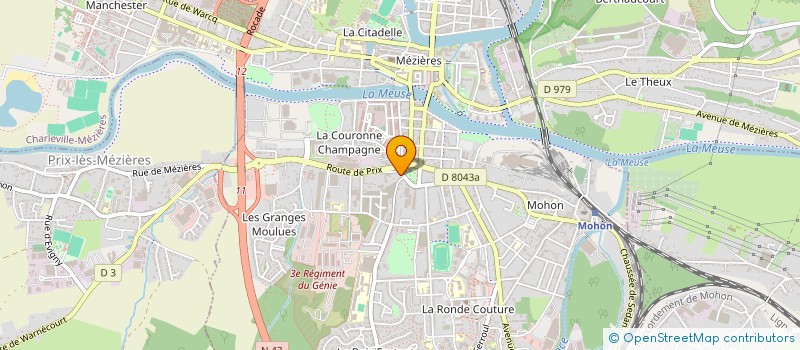 localisation de l'entreprise MONSIEUR FRANCIS OKOLIE  CHARLEVILLE-MEZIERES