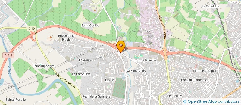 localisation de l'entreprise MONSIEUR FRANCIS PABOUET à BEZIERS