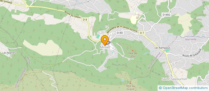 localisation de l'entreprise MONSIEUR FRANCIS PALAU  MIMET