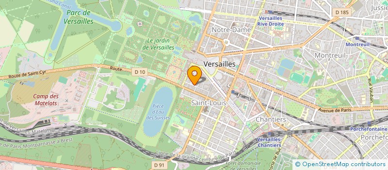 localisation de l'entreprise MONSIEUR FRANCIS PASTOR à VERSAILLES