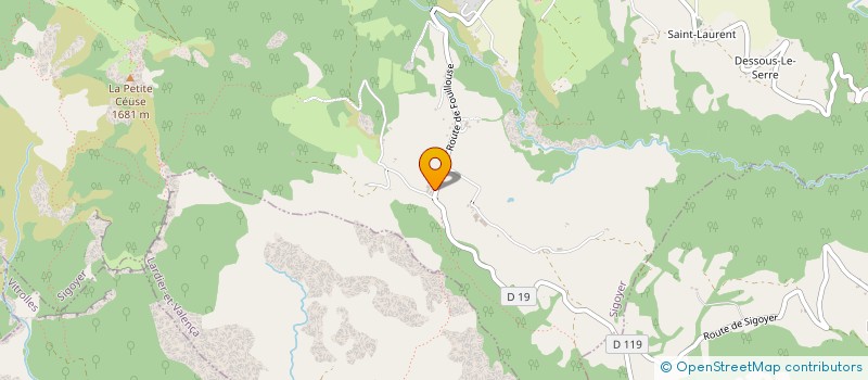 localisation de l'entreprise MONSIEUR FRANCIS PAUL  SIGOYER