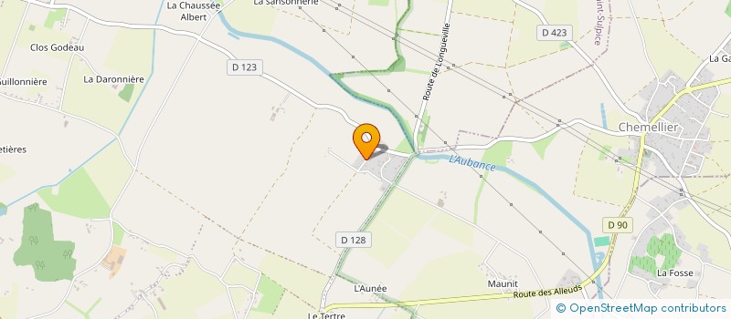 localisation de l'entreprise MONSIEUR FRANCIS PAULEAU  BRISSAC LOIRE AUBANCE