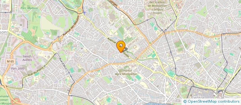 localisation de l'entreprise MONSIEUR FRANCIS PAUTRAT à MONTPELLIER