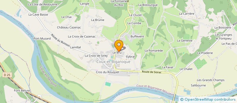 localisation de l'entreprise MONSIEUR FRANCIS PEIRO DEL OLMO  COUX ET BIGAROQUE-MOUZENS