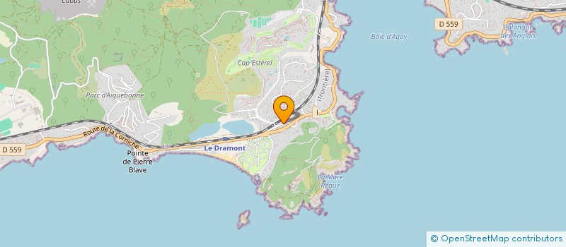 localisation de l'entreprise MONSIEUR FRANCIS PELLEGRINO à SAINT-RAPHAEL