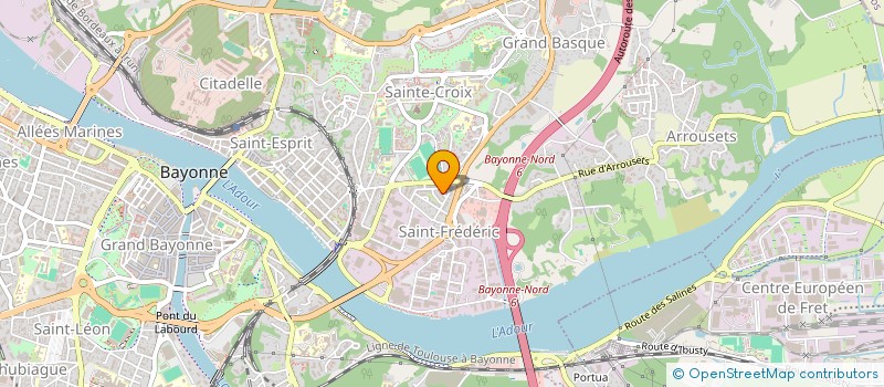 localisation de l'entreprise MONSIEUR FRANCIS PELLETIER  BAYONNE