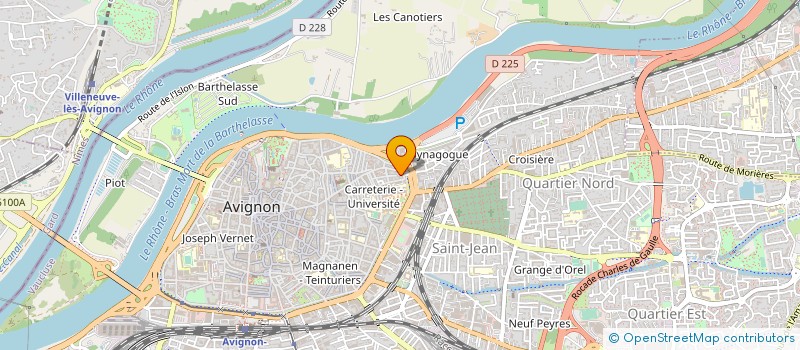 localisation de l'entreprise MONSIEUR FRANCIS PELLISSIER  AVIGNON