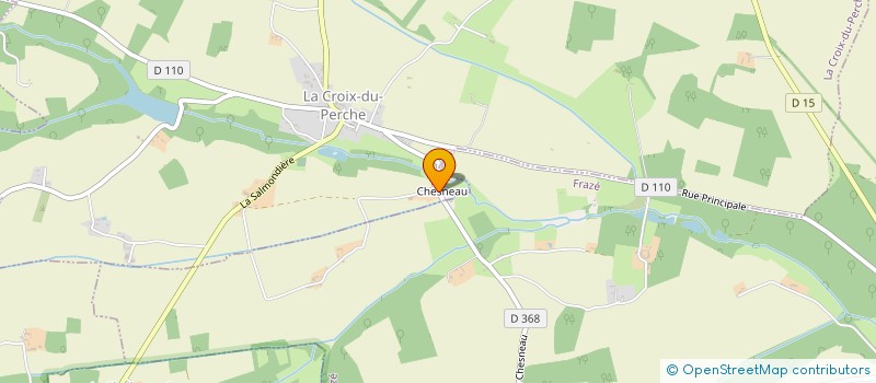 localisation de l'entreprise MONSIEUR FRANCIS PERCHE à LA CROIX-DU-PERCHE