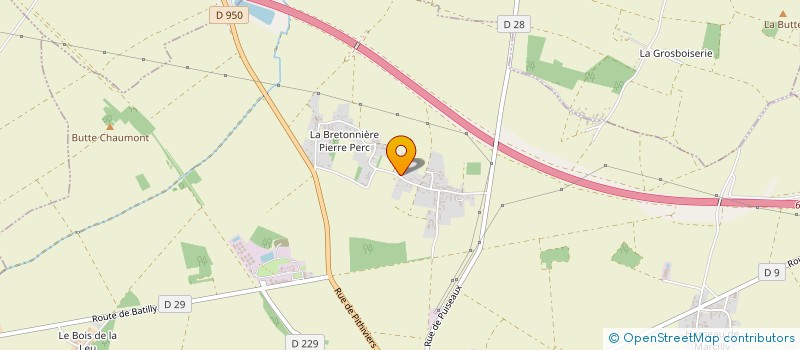 localisation de l'entreprise MONSIEUR FRANCIS PERCHERON à BEAUNE-LA-ROLANDE