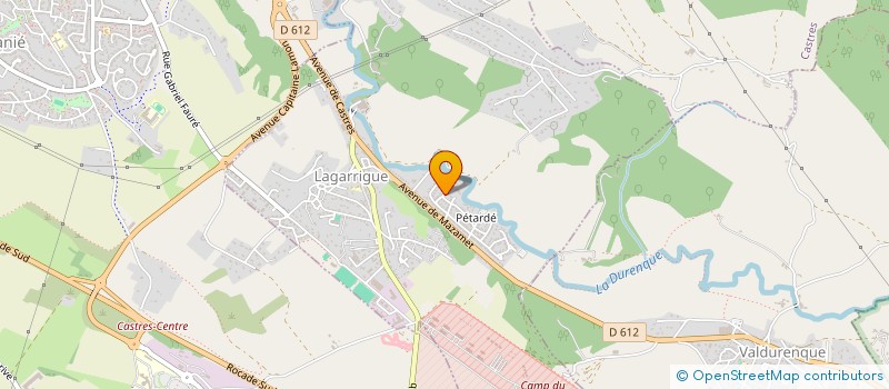 localisation de l'entreprise MONSIEUR FRANCIS PEREIRA  LAGARRIGUE