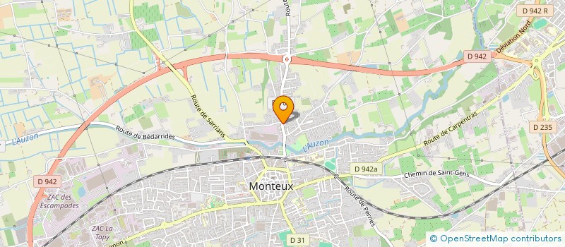 localisation de l'entreprise MONSIEUR FRANCIS PEREZ à MONTEUX