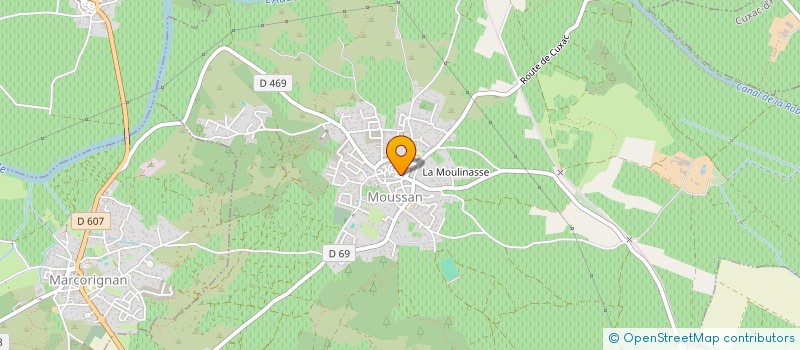 localisation de l'entreprise MONSIEUR FRANCIS PERILHOU  MOUSSAN