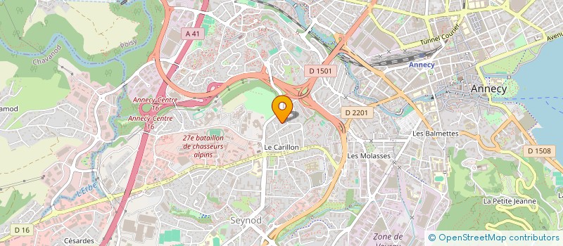 localisation de l'entreprise MONSIEUR FRANCIS PEROZZIELLO à ANNECY