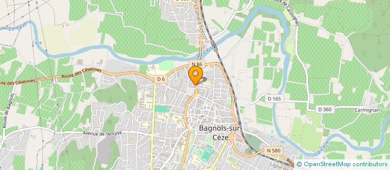 localisation de l'entreprise MONSIEUR FRANCIS PERRET à BAGNOLS-SUR-CEZE