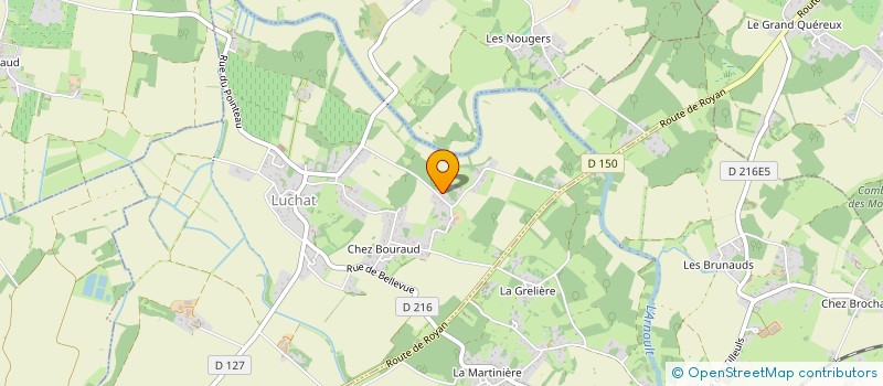 localisation de l'entreprise MONSIEUR FRANCIS PERRINAUD à LUCHAT