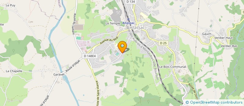 localisation de l'entreprise MONSIEUR FRANCIS PERROT  ALLASSAC