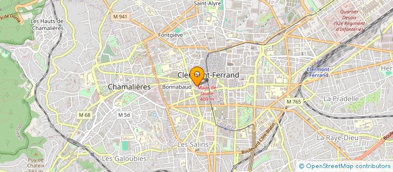 localisation de l'entreprise MONSIEUR FRANCIS PETIT à CLERMONT-FERRAND