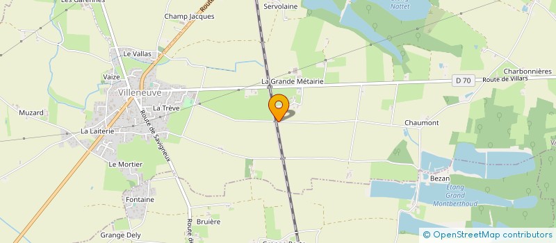 localisation de l'entreprise MONSIEUR FRANCIS PETIT  VILLENEUVE