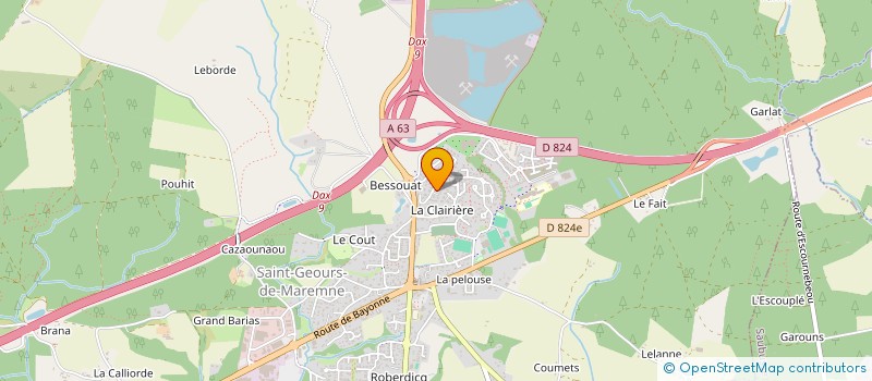 localisation de l'entreprise MONSIEUR FRANCIS PEYROT  SAUBION