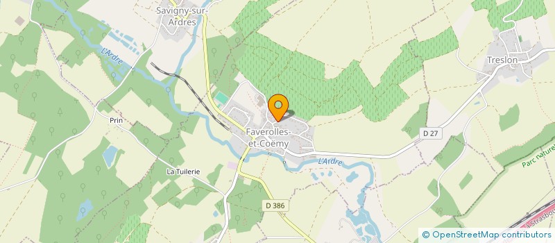 localisation de l'entreprise MONSIEUR FRANCIS PHILIPPON  CRUGNY