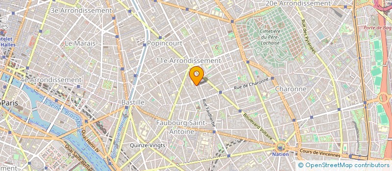 localisation de l'entreprise MONSIEUR FRANCIS PHOCAS  PARIS