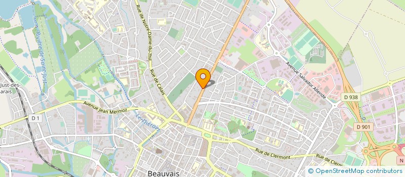 localisation de l'entreprise MONSIEUR FRANCIS PILLON  BEAUVAIS