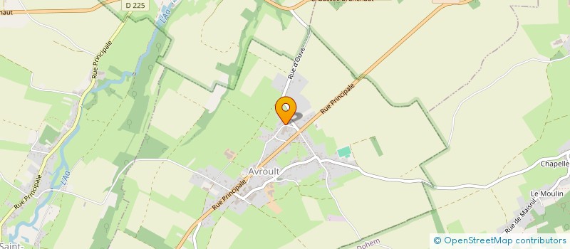 localisation de l'entreprise MONSIEUR FRANCIS PILON  AVROULT