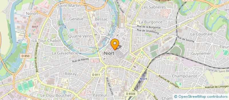 localisation de l'entreprise MONSIEUR FRANCIS PINTAULT à NIORT