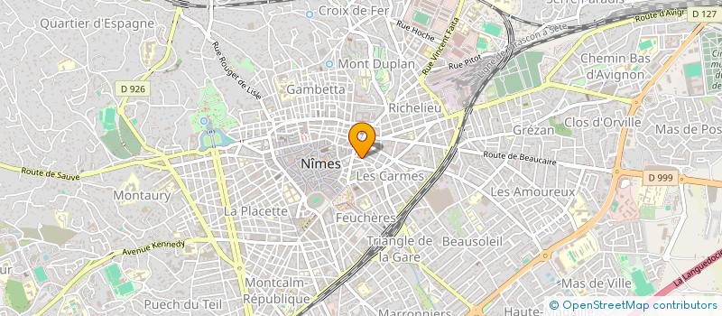 localisation de l'entreprise MONSIEUR FRANCIS PLAGNOL  NIMES