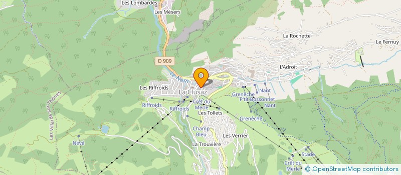 localisation de l'entreprise MONSIEUR FRANCIS PLANCHE à LA CLUSAZ