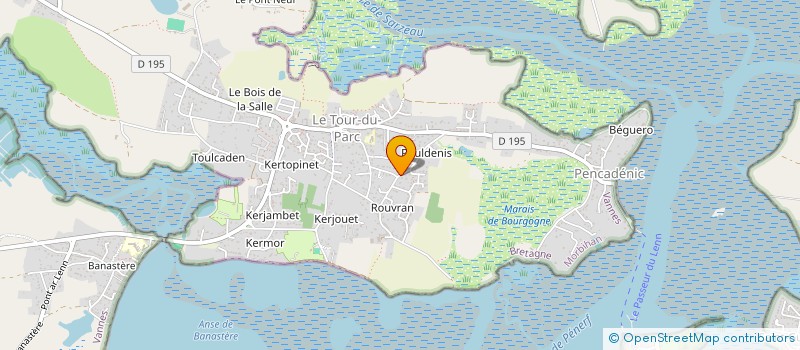 localisation de l'entreprise MONSIEUR FRANCIS PLET  LE TOUR-DU-PARC