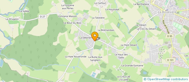 localisation de l'entreprise MONSIEUR FRANCIS PLIHON  LA BOUEXIERE