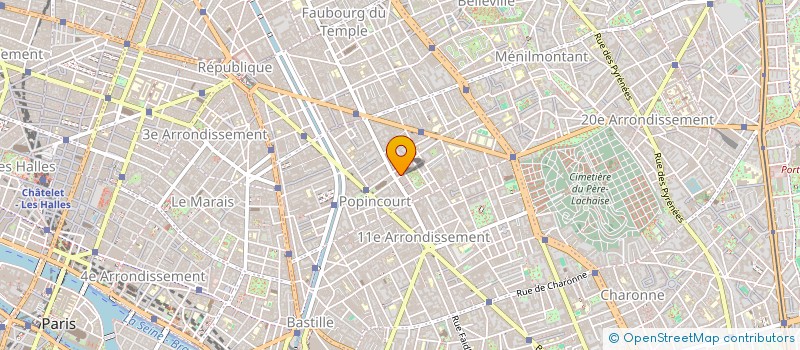 localisation de l'entreprise MONSIEUR FRANCIS POIGET  PARIS