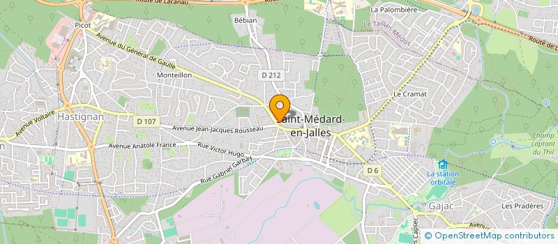 localisation de l'entreprise MONSIEUR FRANCIS POLARD  SAINT-MEDARD-EN-JALLES