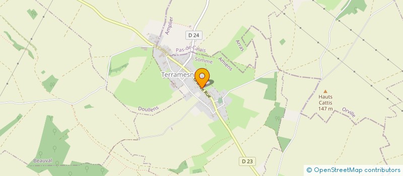 localisation de l'entreprise MONSIEUR FRANCIS POTEL  TERRAMESNIL