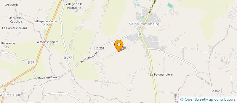 localisation de l'entreprise MONSIEUR FRANCIS POTIN  BOURGVALLEES